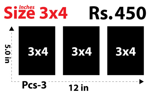 3x4 Pcs-3